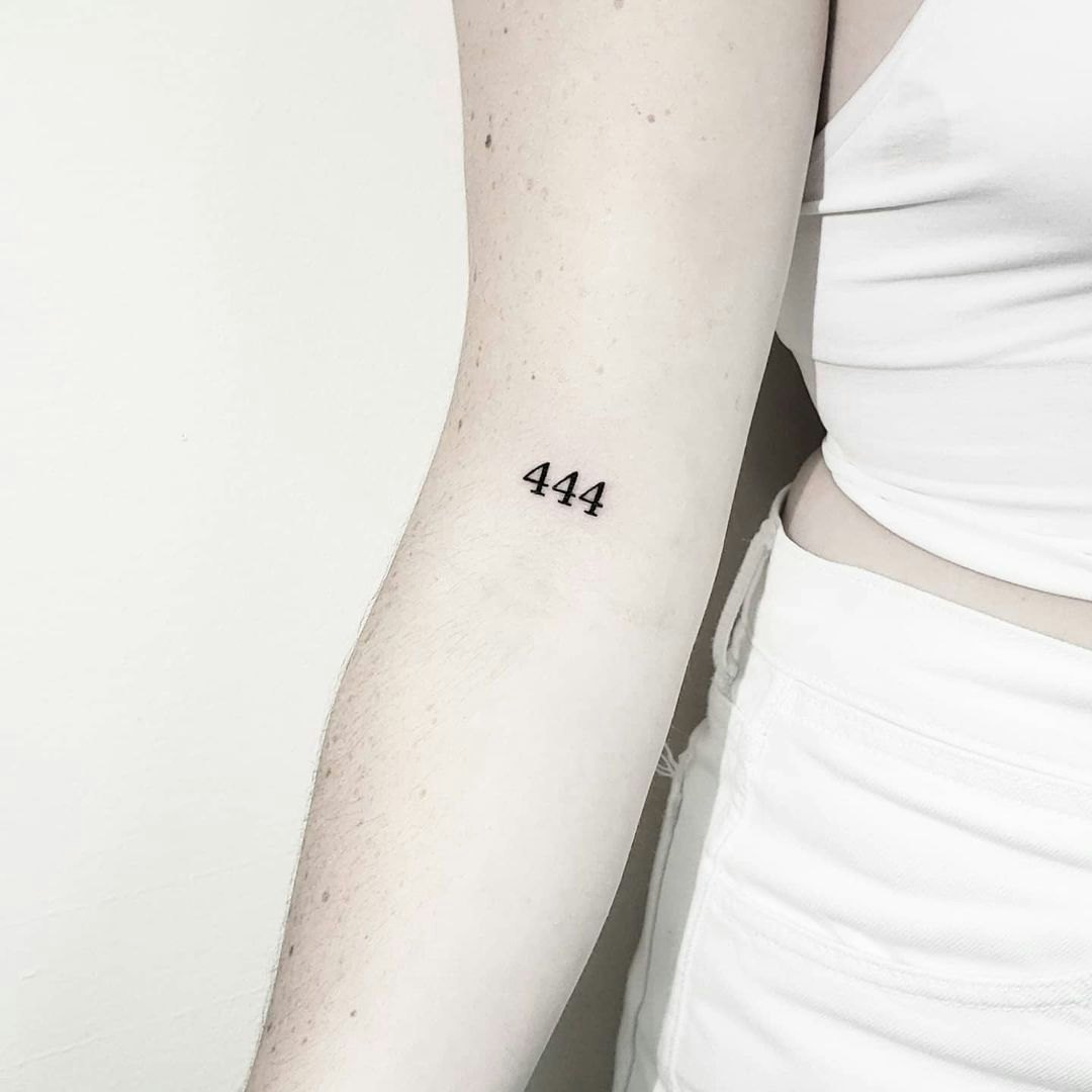 444 Angel Number Tattoo Ideas For Meaningful Ink